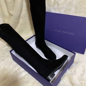 Stuart Weitzman 50/50 suede over the knee boots